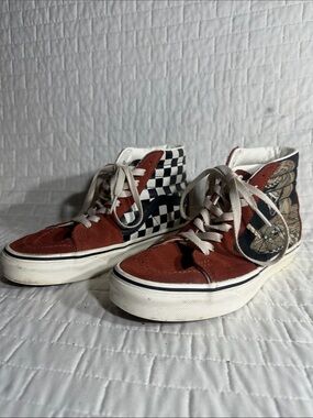 Vans Sk8-Hi 'Desert Snake' sneakers in chili oil suede